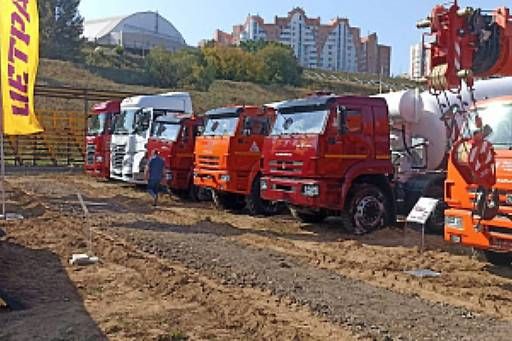 Автотехника КАМАЗ на «СтройДорЭкспо-2023»